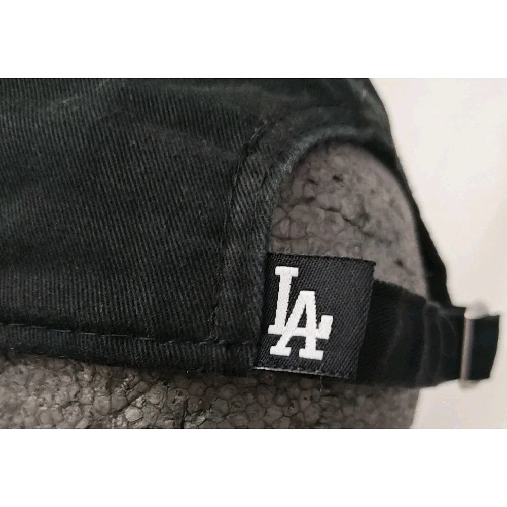 Women's New Era 9twenty MLB LA Dodgers Unstructured‎ Cotton Hat Cap Black White